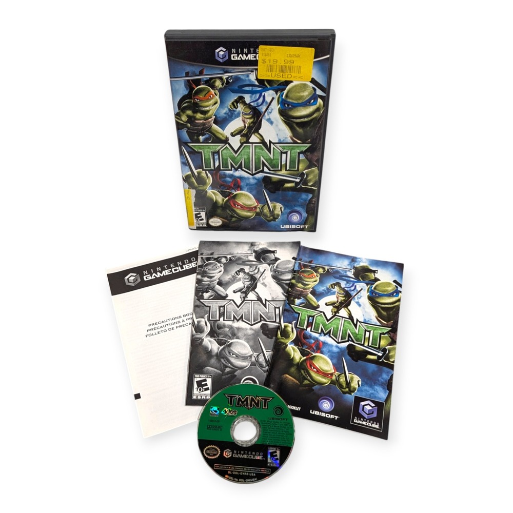 TMNT‎ Teenage Mutant Ninja Turtles Nintendo GameCube CIB 2007 Ubisoft